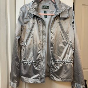 Ralph Lauren Women's Metallic Silver Jacket